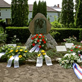 Die Grabstätte der Familie Brinckman auf dem Güstrower Friedhof am 3. Juli 2014