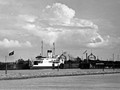 Fhrschiff im Hafenbecken 1936 (Archiv Berthold Brinkmann)