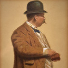 -Kaufmann- 1909 Pastell von Paul Moennich aus Archiv E. Meyer-Lovis