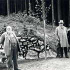 Karl Scheel in Ilmenau 1932 mit Freunden, Fotoarchiv Werner Moennich