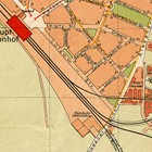 Der Stdtische Schlachthof an der Schwaaner Landstrae auf einer Karte von 1924. (Archiv Berthold Brinkmann)