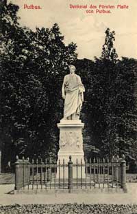 Putbus - Denkmal des Fürsten Malte von Putbus, um 1905